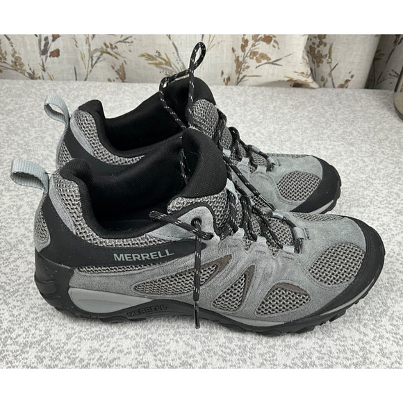 Merrell Other - Merrell Yokota 2 Suede Hiking Shoes Men’s 11 Granite Grey Gorpcore Urban Hiker
